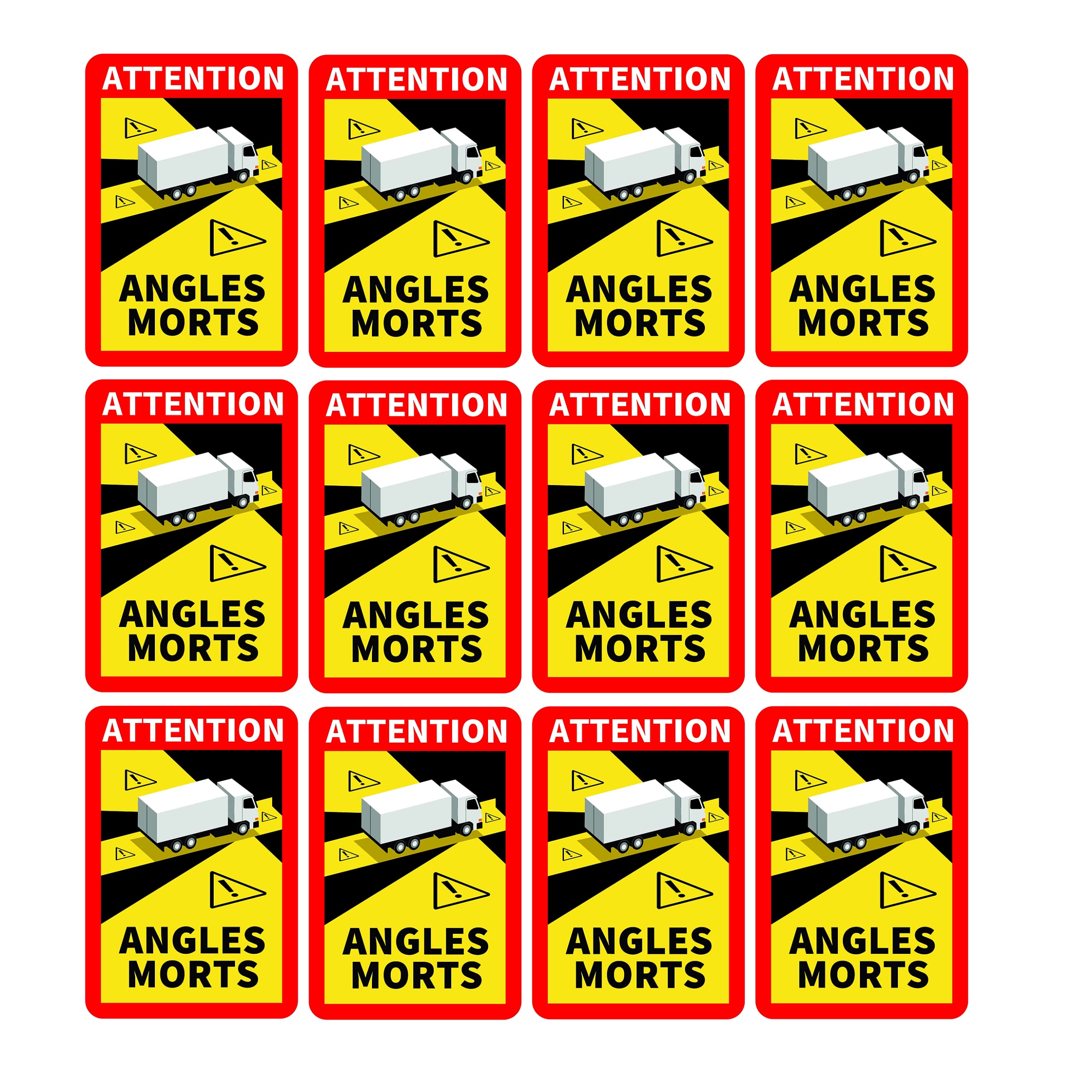 Autocollants angles morts pour camping-car - Voyagez sereinement en caravane et camion
