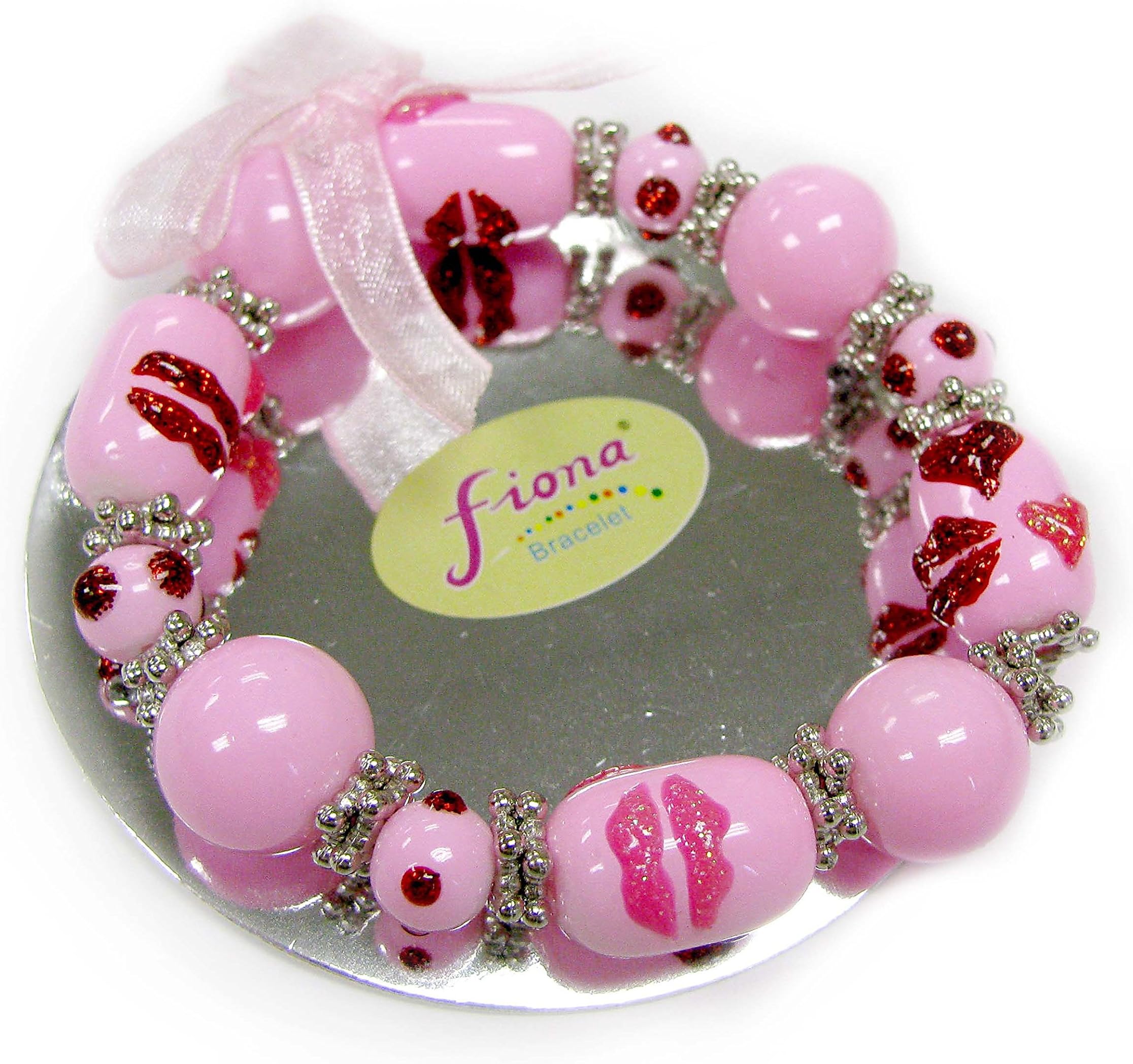 Linpeng Beaded Bracelet, Pink