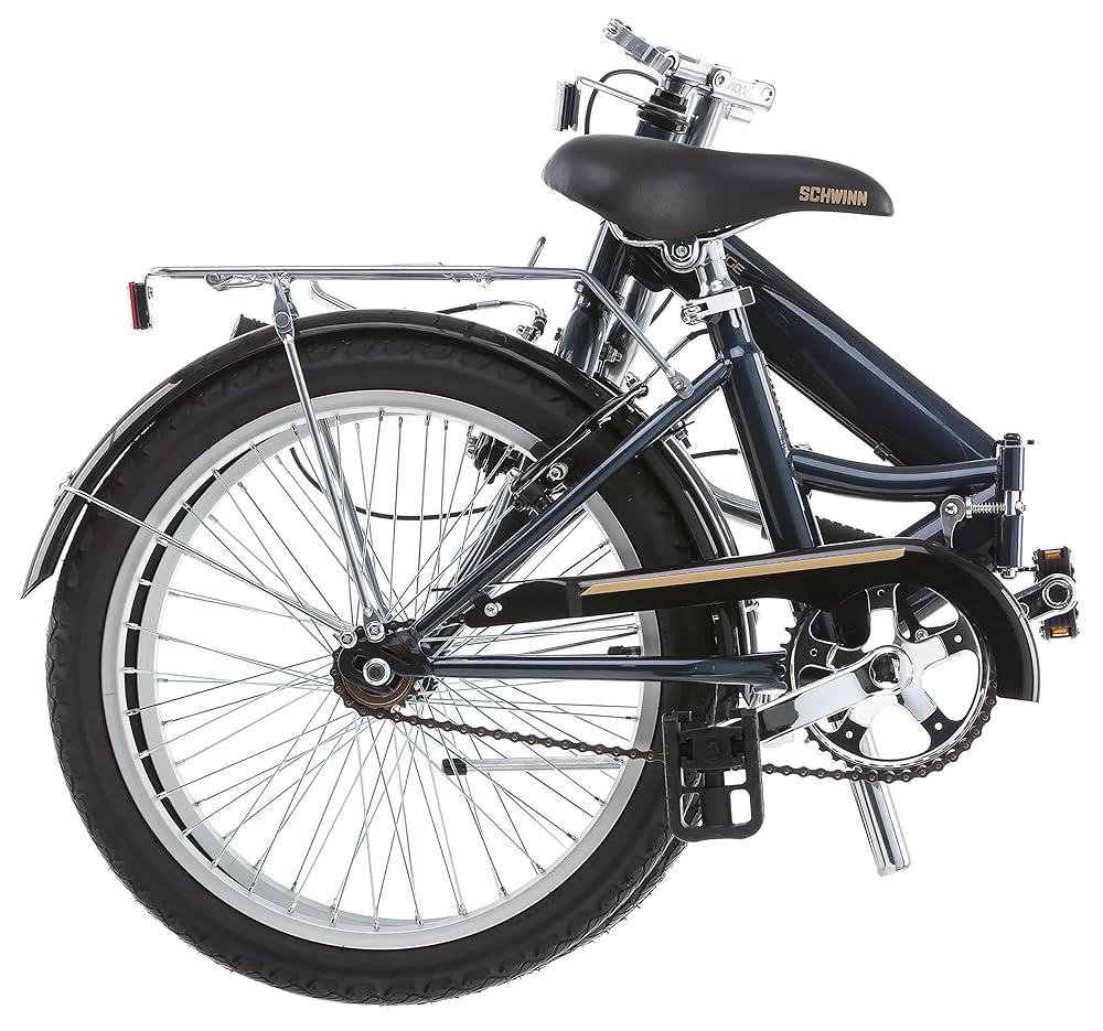 Amazon | Schwinn 14 Hinge Folding Bike, 20-Inch/Medium, Grey