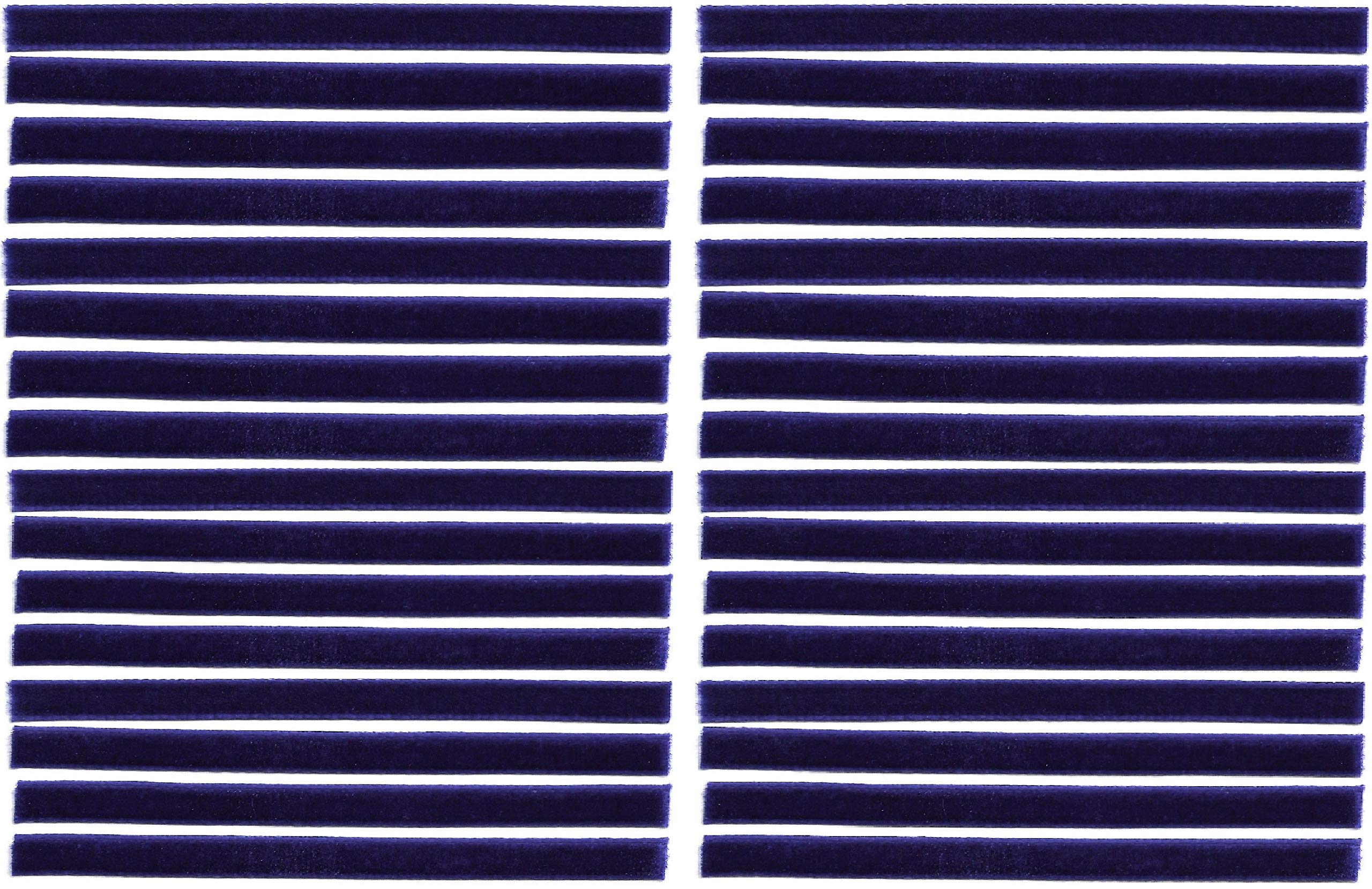 Vinyl Record Cleaning Strips [Colored/Color Royal Purple] 1/4-inch x 4-inch VPI Okki Nokki Clean Strip Set for 12-inch LP Record Album/Velvet = Cleaner LPs & Albums (32-Pack)-image-31