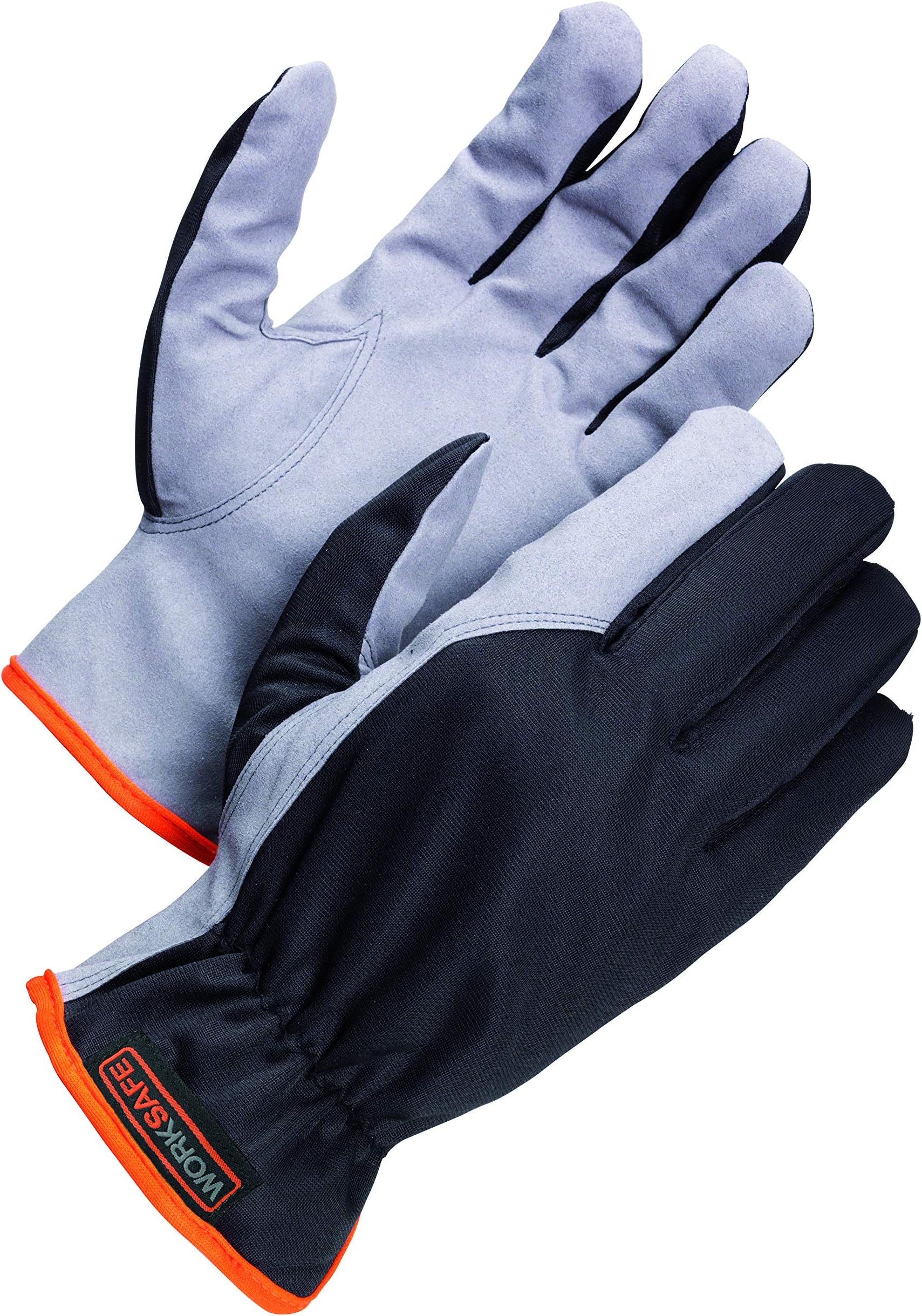 Worksafe A100 - 12 Pairs Faux Leather Work Gloves - Thin Unlined Abrasion Resistant EN388 Size 11=XXL