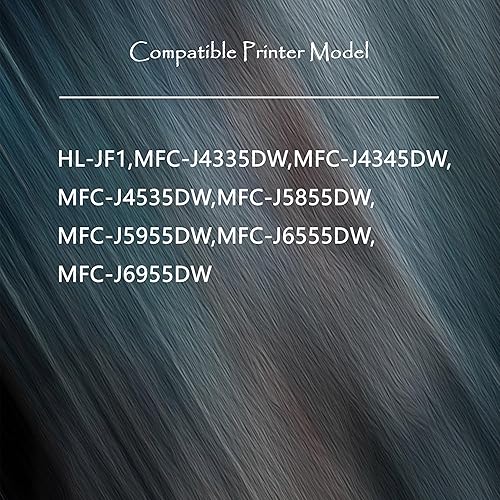 Miniatura 2 de TG Imaging Repuesto negro solo para cartucho de tinta compatible LC406 LC406BK Reemplazo para impresora de tinta todo en uno Brother MFC-J4535DW