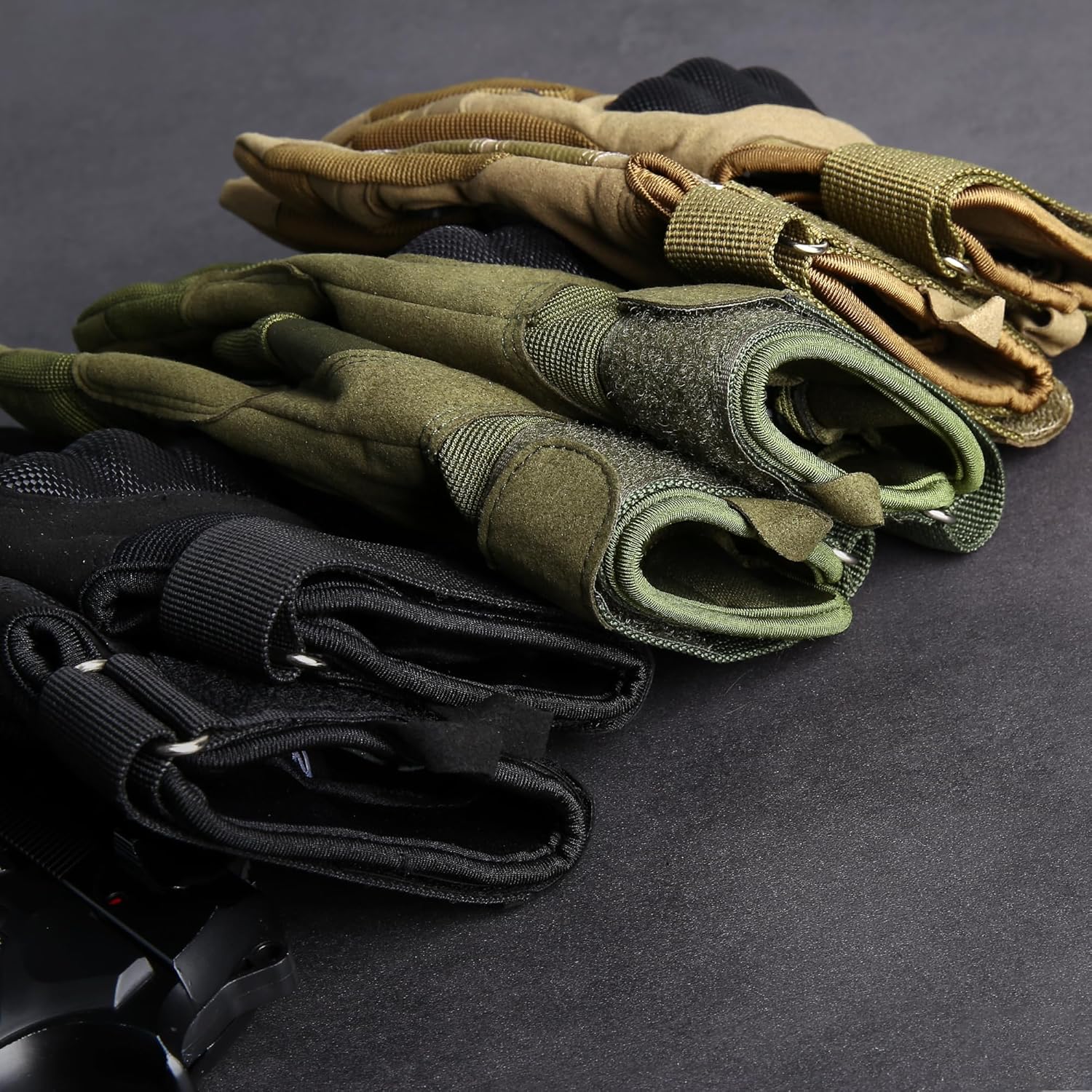 Motorcycle Tactical Gloves for Men - Touchscreen, Hard Shell & Palm Padding for Airsoft Paintball Hunting Hiking Camping Climbing Sports Cycling Gloves - Image 6