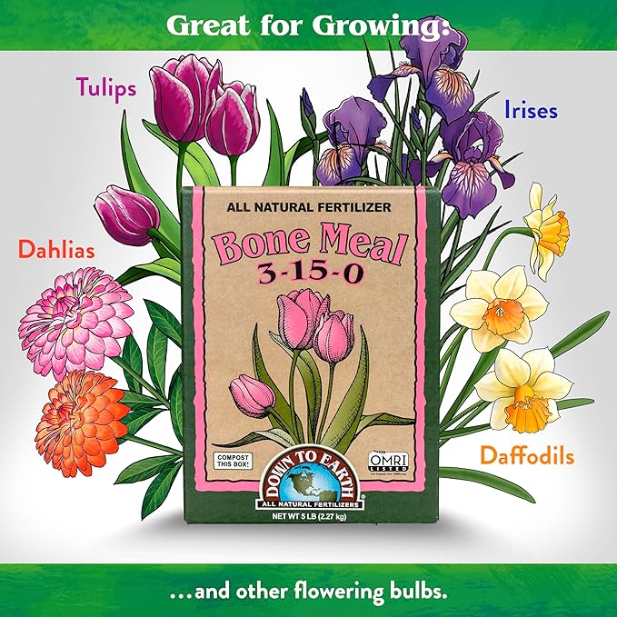 Down To Earth All Natural Fertilizers Organic Bone Meal 3-15-0, 5 lb miniatura 3
