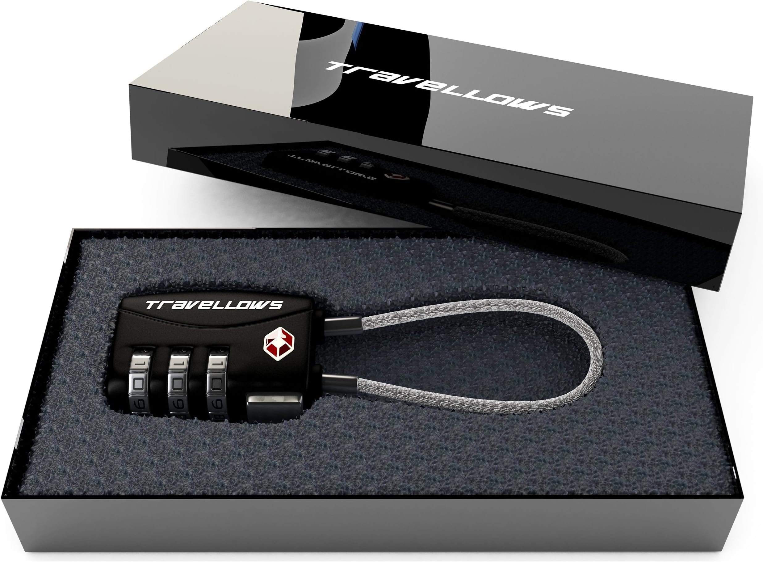 Travellows TSA Approved Combination Luggage Lock - Heavy Duty for Travel