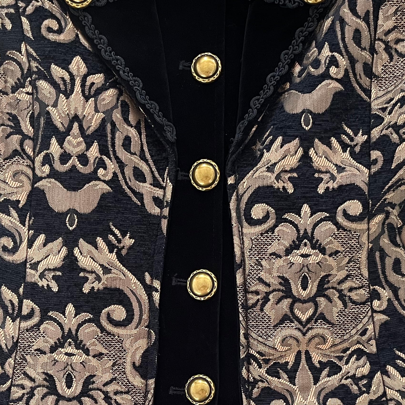 TZMAPU Damen Mittelalter Renaissance Gothic Mantel Viktorianischer Frack Pirat Steampunk Jacke
