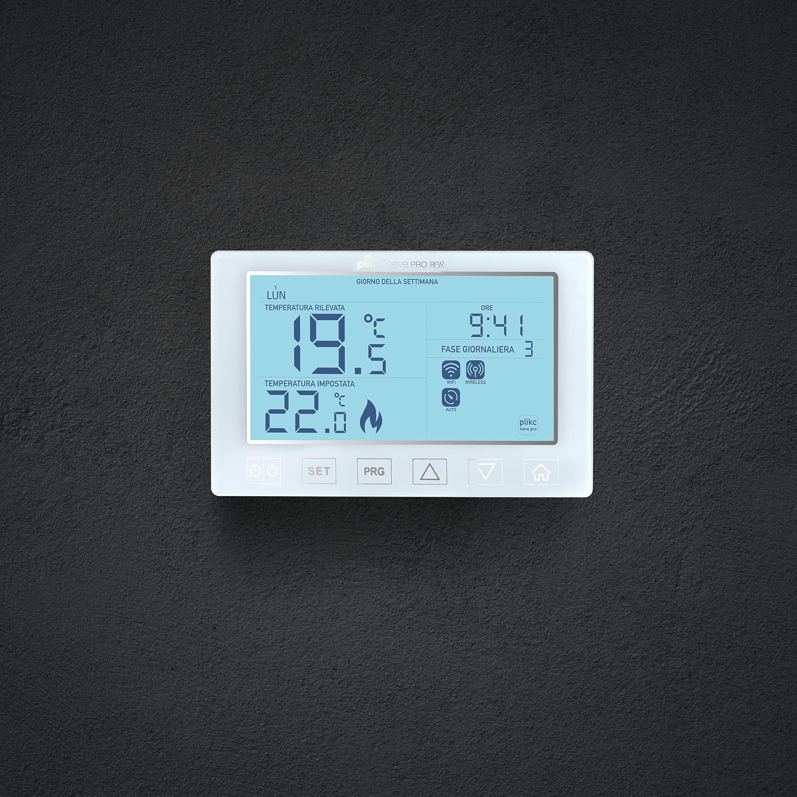 plikc - Termostato Digital WiFi de Doble Banda Compatible con Alexa - (Nieve Pro RFW)