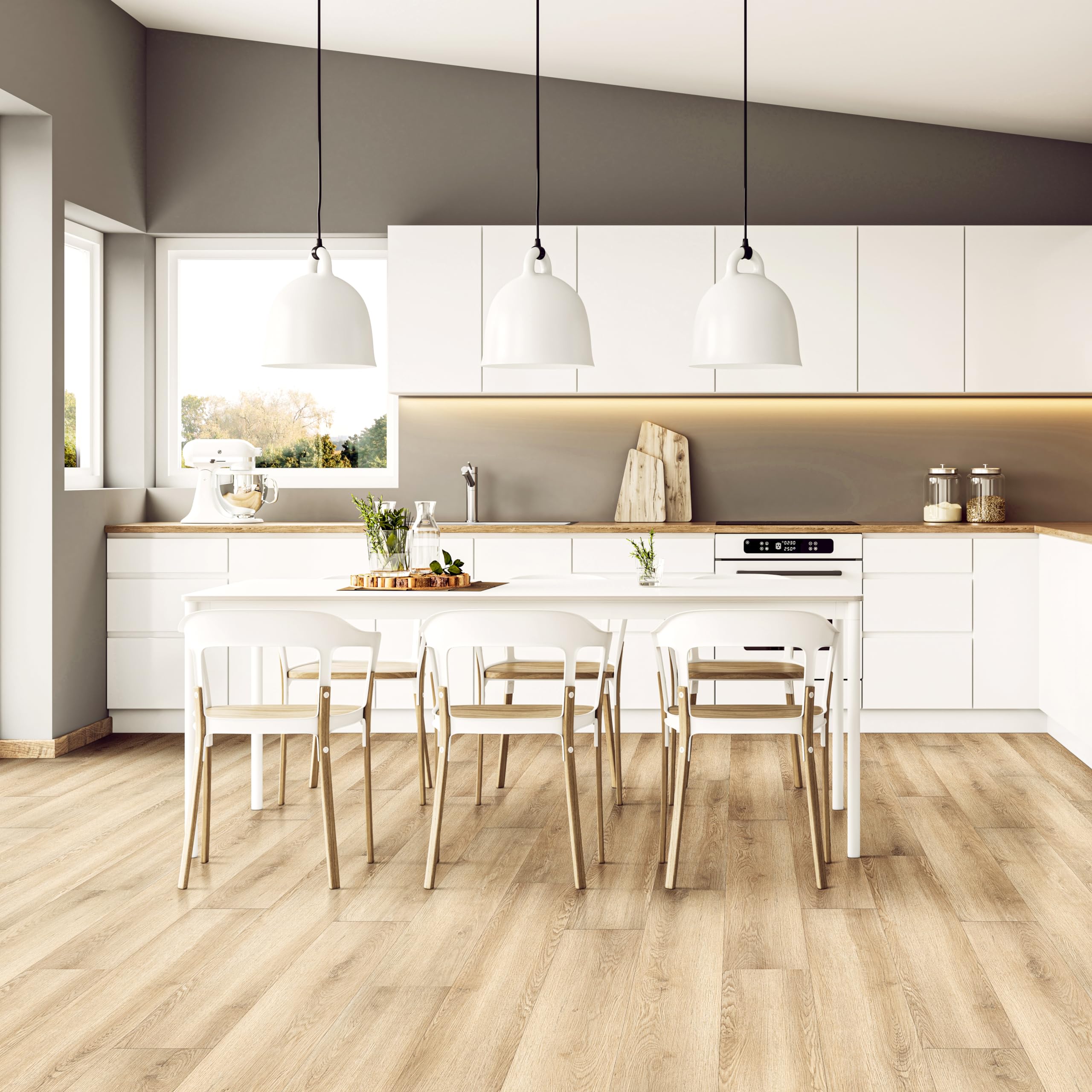 MSI Valleycove 9 in. x 48 in. Luxury Vinyl Flooring, Rigid Core