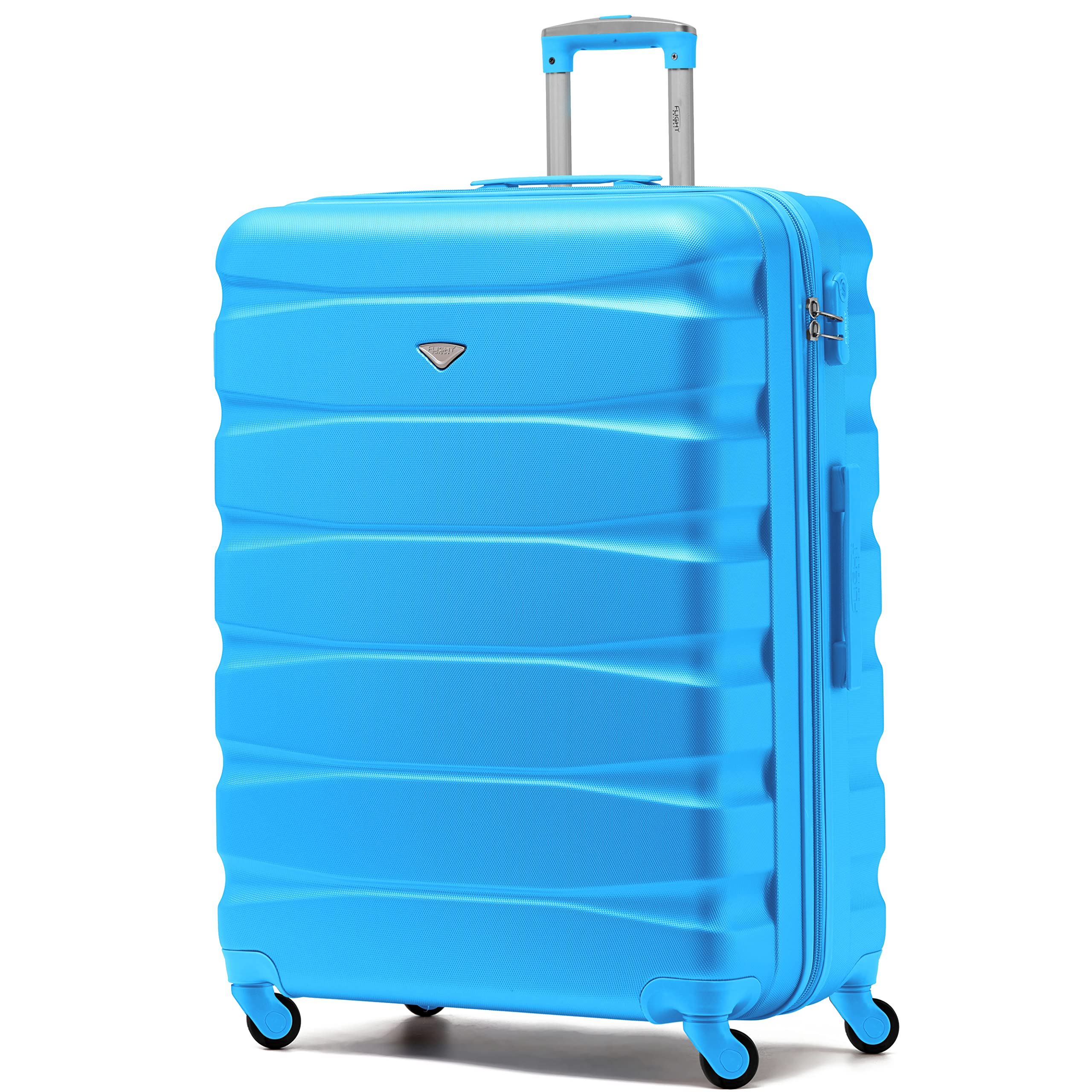Flight Knight Lightweight 4 Wheel ABS Hard Case Medium Suitcase Approved for Over 100 Airlines Including easyJet, British Airways, Ryanair, Jet2, Emirates & Many More - Check-in Medium Size 25" — view 148