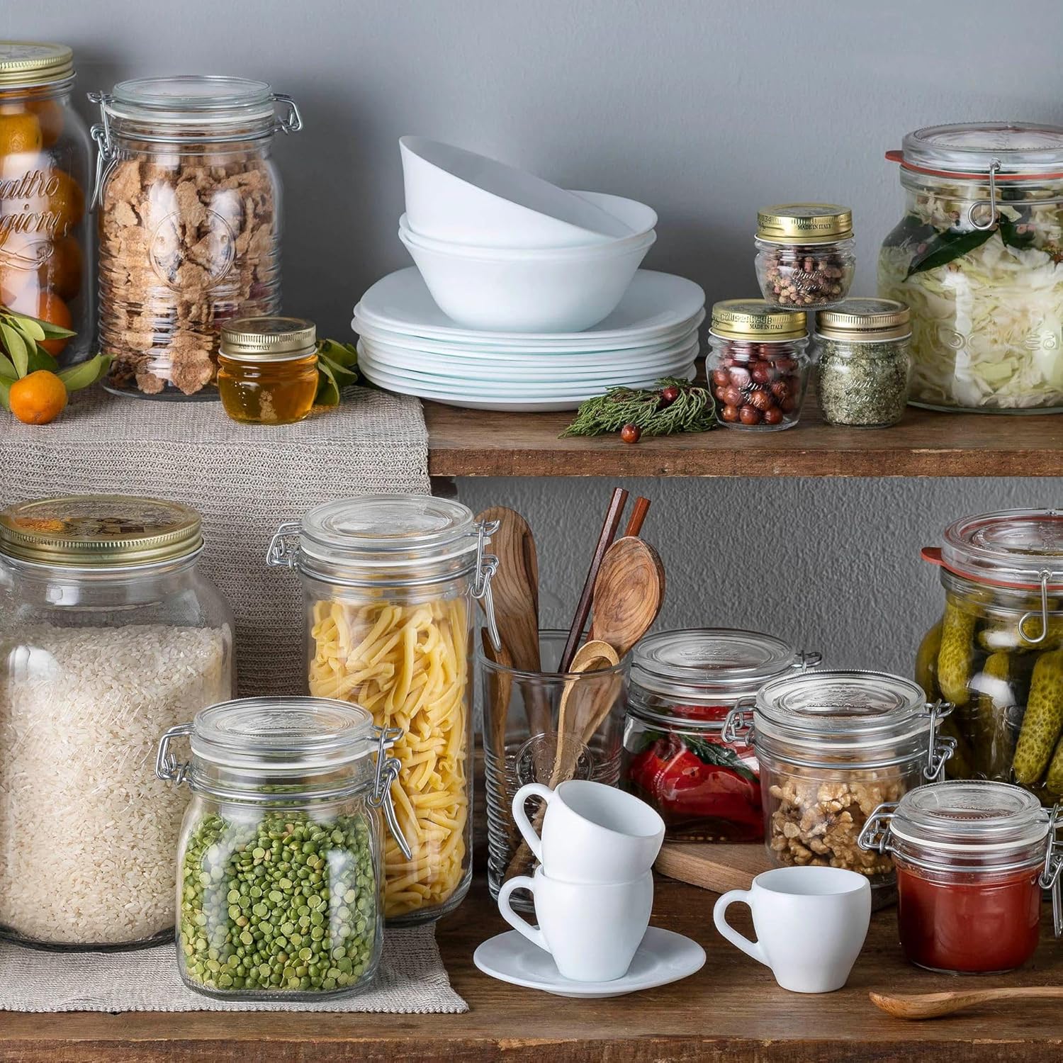 Bormioli Rocco Quattro Stagioni Mini Glass Canning Jar with Lid, 2.75 oz., Set of 12 - Image 9