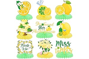 Lemon Bridal Shower Centerpiece Honeycomb