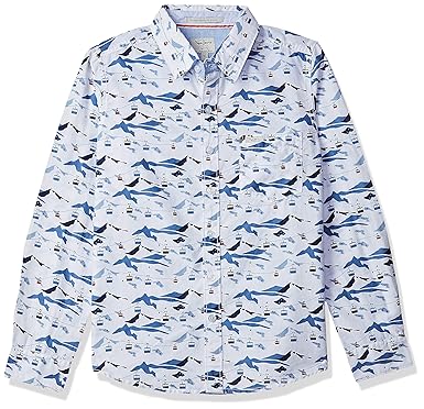 Pepe Jeans Boys Animal Print Regular fit Shirt