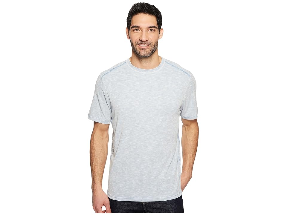 

Tommy Bahama Reversible Flip Tide Tee (Clear Sky Blue) Men's T Shirt