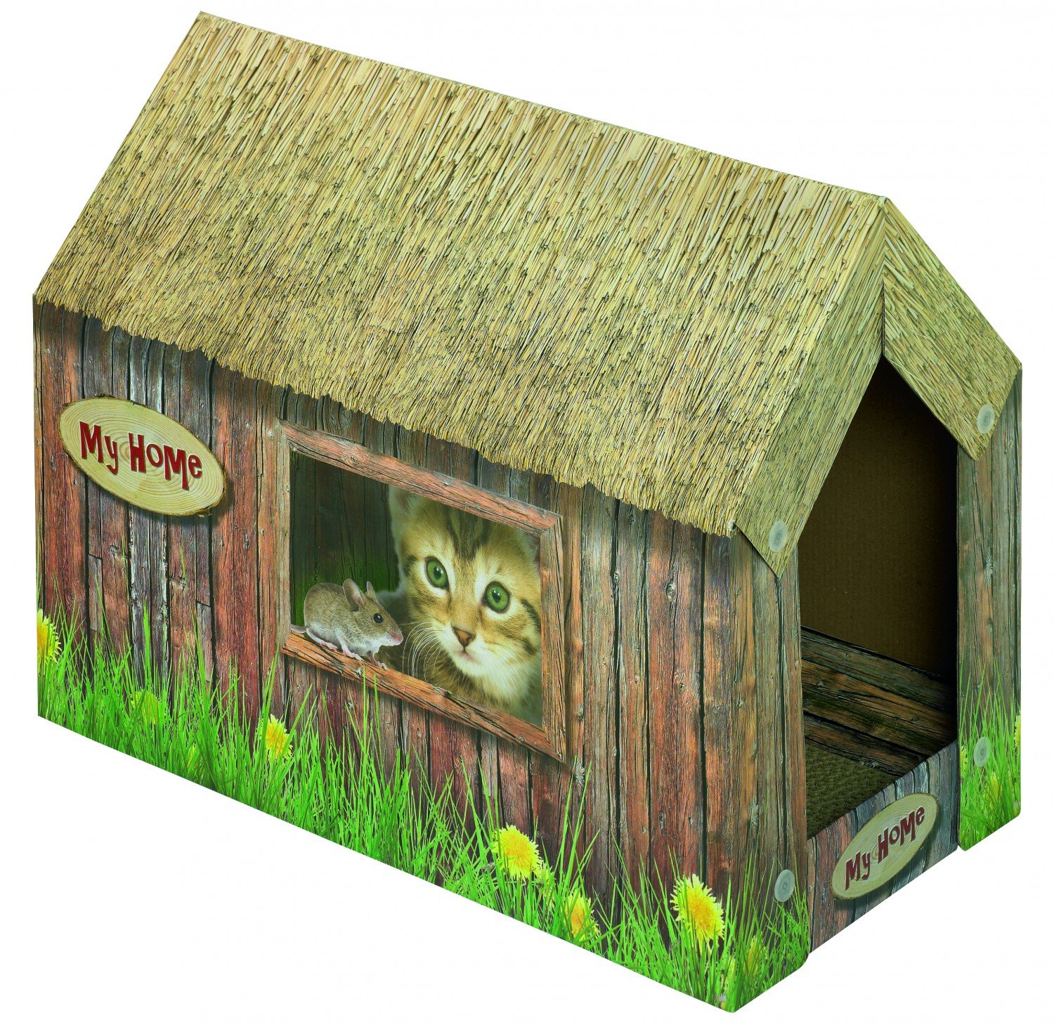 Nobby 71993 domek dla kota z kartonu 49 x 26 x 36 cm