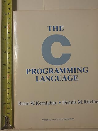 The C Programming Language: Kernighan,Ritchie: 9780131101630: Amazon ...