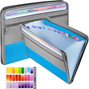 MACHSWON A4 Dokumententasche Mit Reißverschluss - Blau Wasserdicht