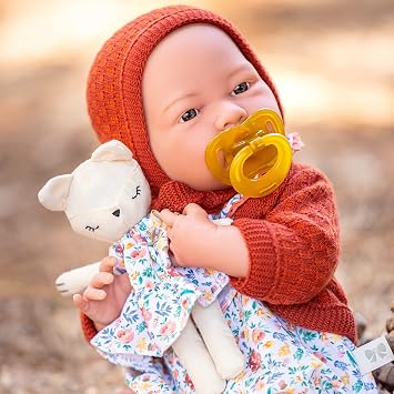 JC Toys - Nature Collection | Original La Newborn | Anatomically Correct Real Girl Baby Doll Gift Set | 15 All-Vinyl | Made in Spain | Designed by Berenguer | Ages 2+
