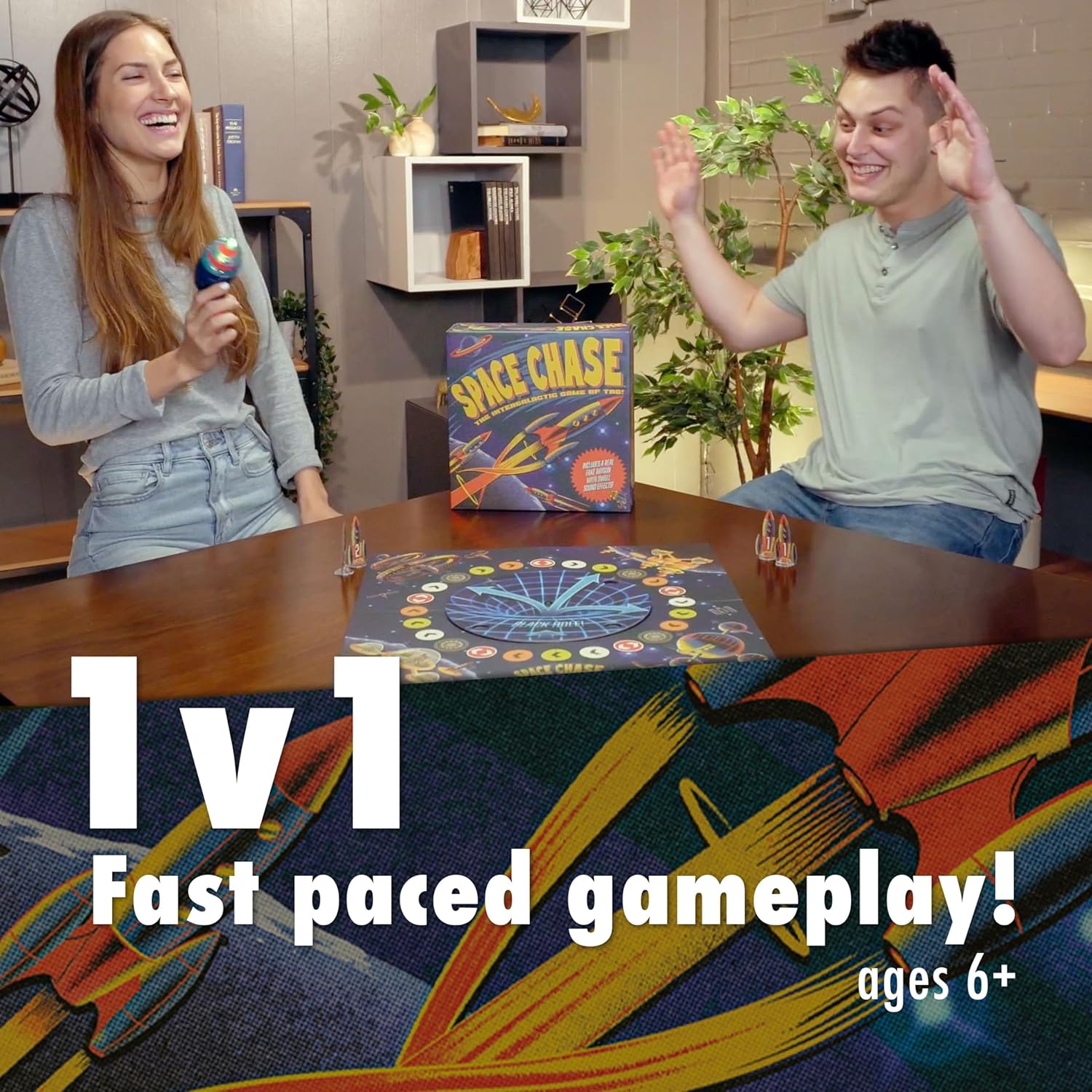 Space Chase - Hilarious Classic Tag Family and Friends Party Fun for Game Nights - The Good Game Company