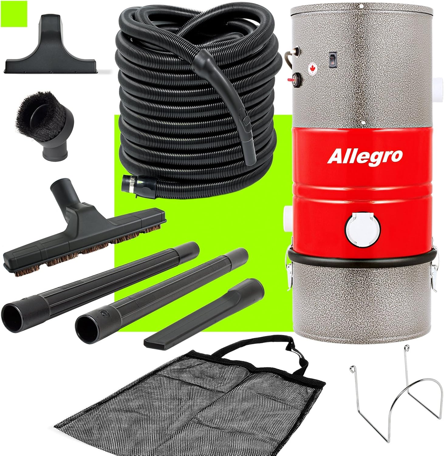 Flаѕh Dеаlѕ - 70% оƒƒ Allegro Poco PKU31001 Allegro MU3100 Wall Mounted Garage and Car Vacuum with 30 Ft. Hose and Tools, Silver Grey/Red Flаѕh Dеаlѕ - 70% оƒƒ Allegro Poco PKU31001 Allegro MU3100 Wall Mounted Garage and Car Vacuum with 30 Ft. Hose and Tools, Silver Grey/Red
