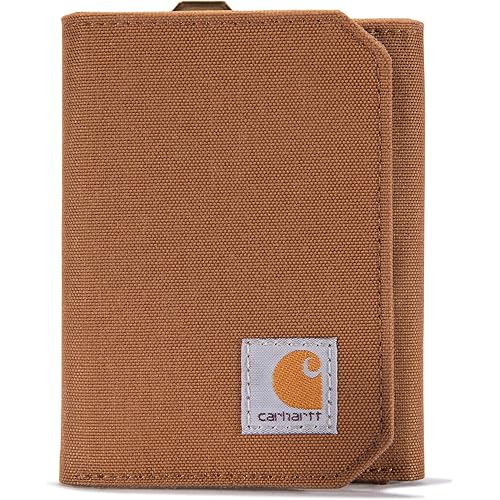 Carhartt Men's B0000236 Nylon Duck Trifold Wallet One Size Fits All