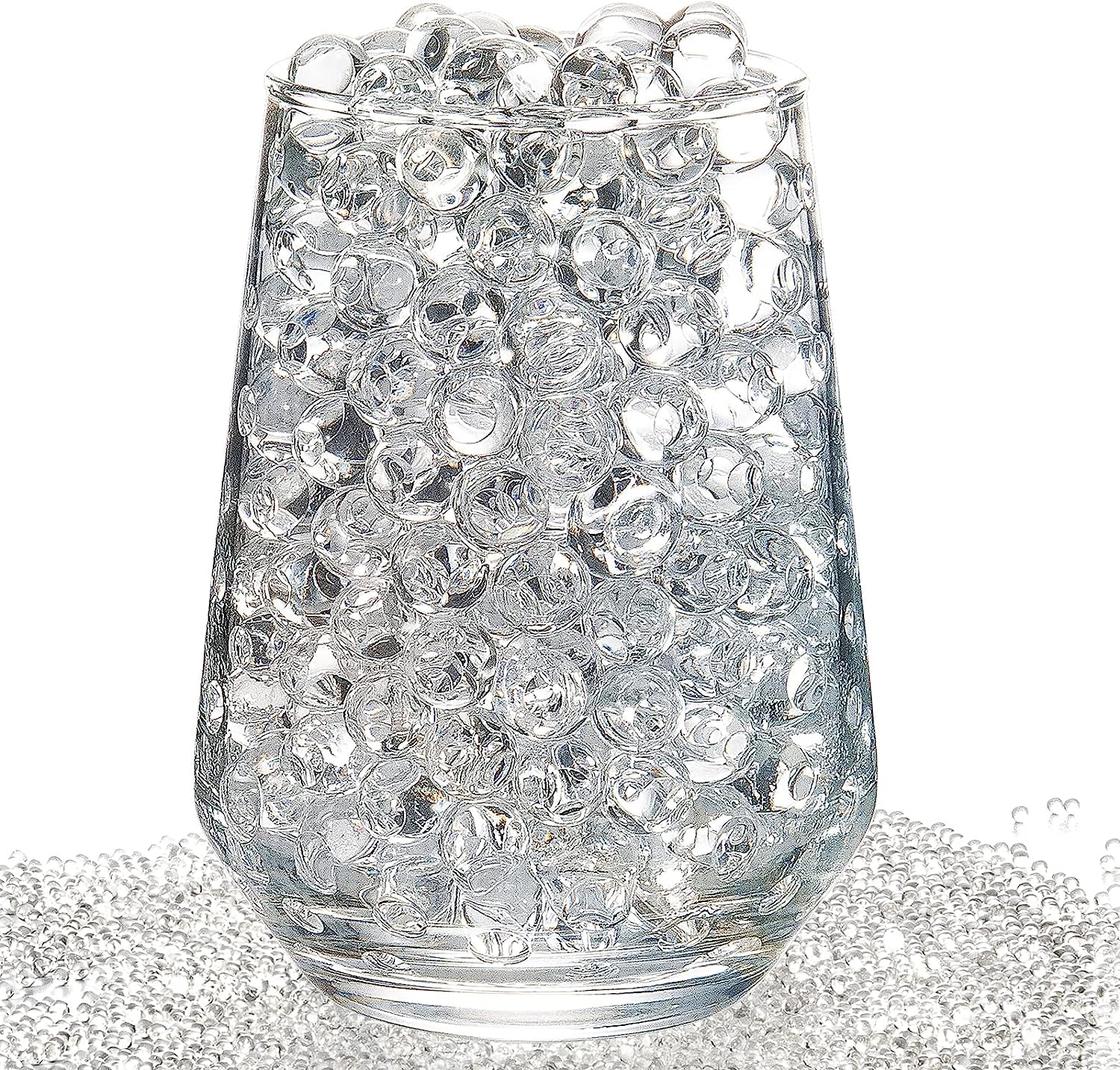 HAMLET® 5000 Pieces Premium Crystal Clear Water Jelly Balls, Big Size for Home Decor, Vases Fillers, Toys Games Decoration -Transparent-image-32