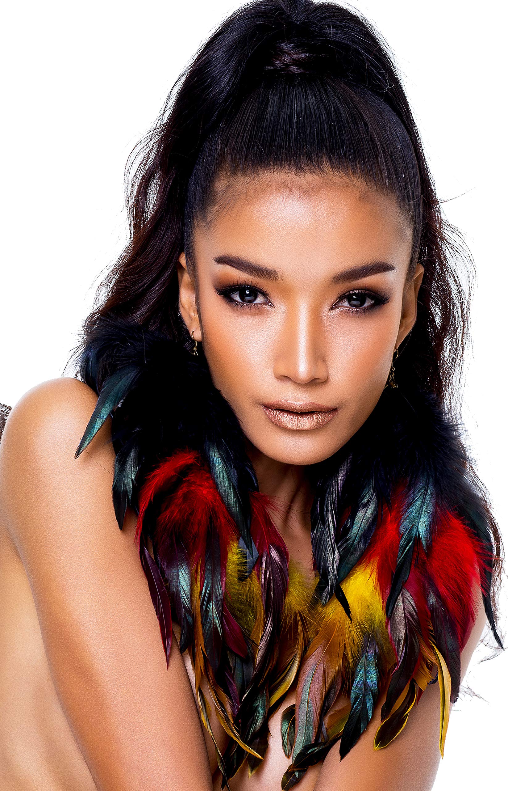 Cool JewFashmorus Women Feather Earrings for Women Fashion Dulcet Feather Earrings for Women Dangle