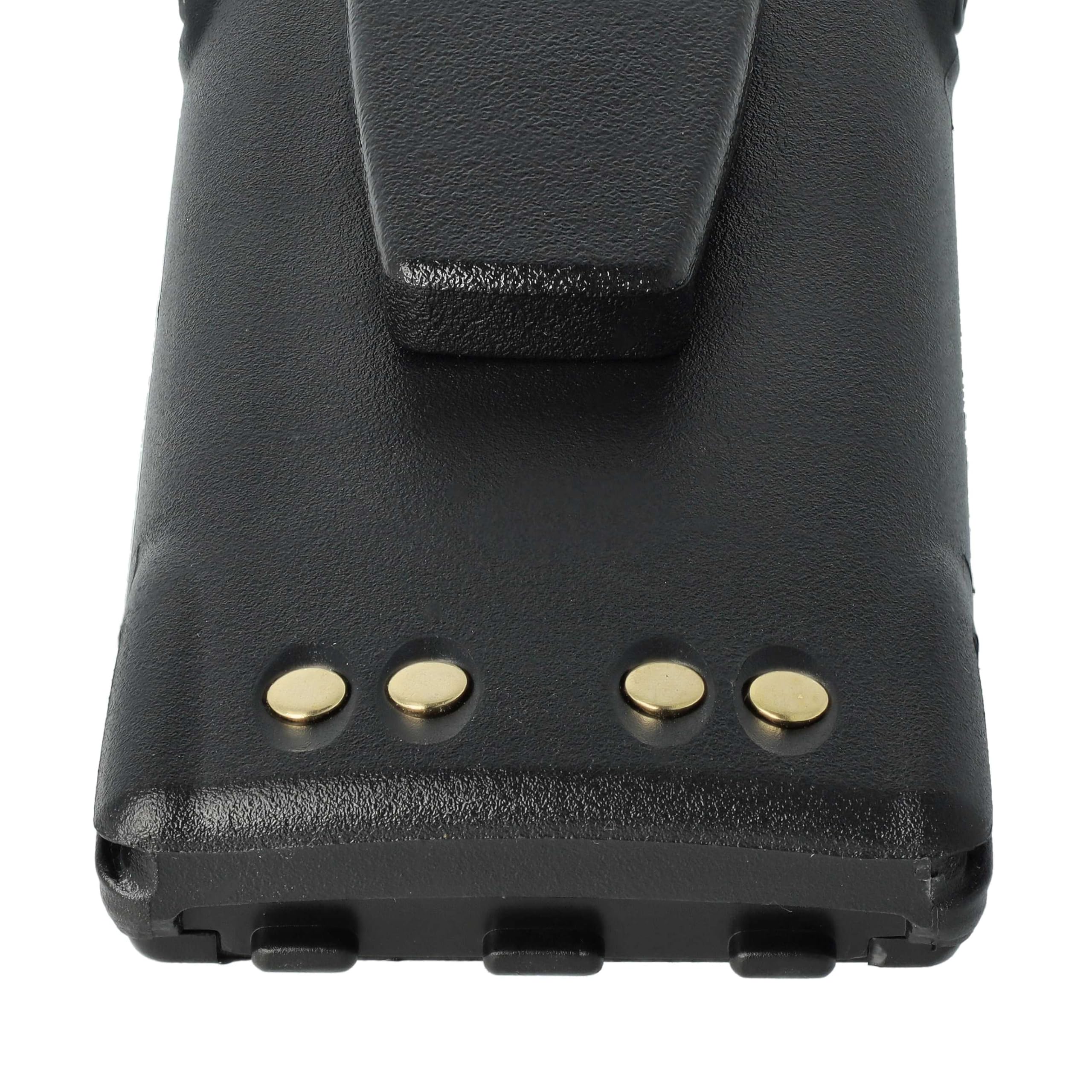 vhbw Batería Recargable Compatible con Motorola GP340, GP360, GP380, GP540, GP580, GP640, GP680 Radio (1800 mAh, 7,2 V, Li-Ion)
