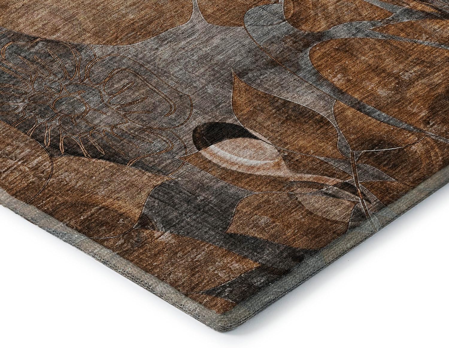 Addison Rugs Mayfield AMF558 Paprika 1'8" x 2'6" Indoor Premium Machine Washable Rug, Silky Soft, Easy Clean, Non Shedding, Bedroom, Living Room, Dining Room, Kitchen, Patio Rug