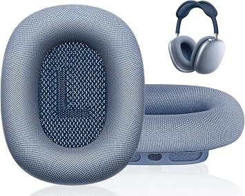 Fabric Ear Pads for AirPods Max Headphone Magnetic Blue