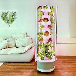 Hydroponic Hydroponic Growing Tower with LED Lights