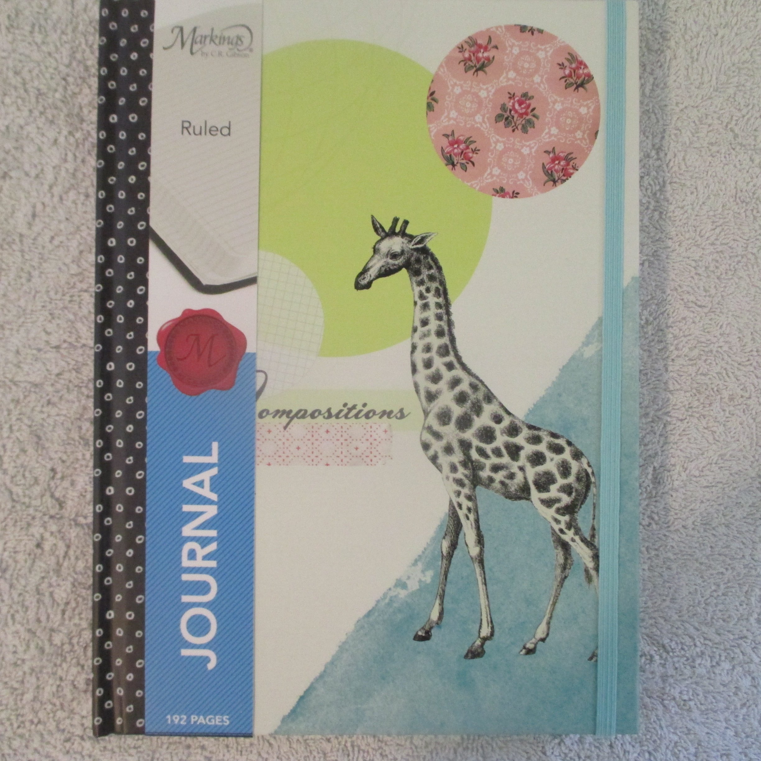 Markings by C.R. Gibson Ruled Journal - Giraffe Office Product