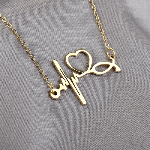 Miniatura 6 de Collar de ceremonia de bata blanca para ella, collar de estetoscopio, joyería, regalo de graduación dental para estudiantes de medicina