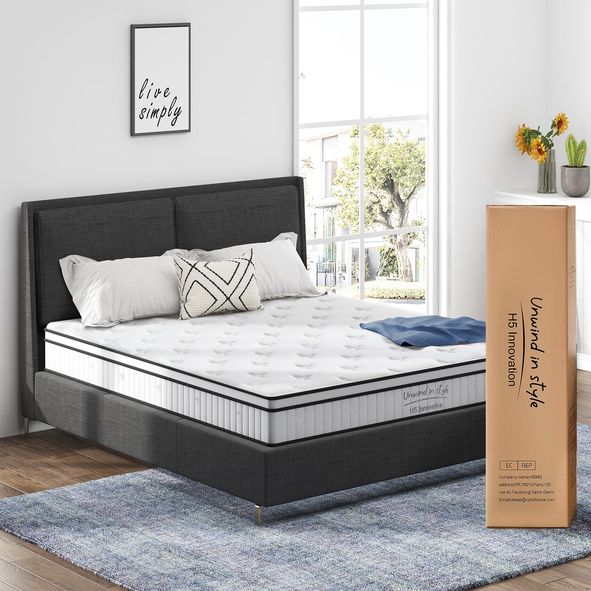 Twin Mattress 8 Inch Memory Foam M sold for $80 at auction (list price $800)