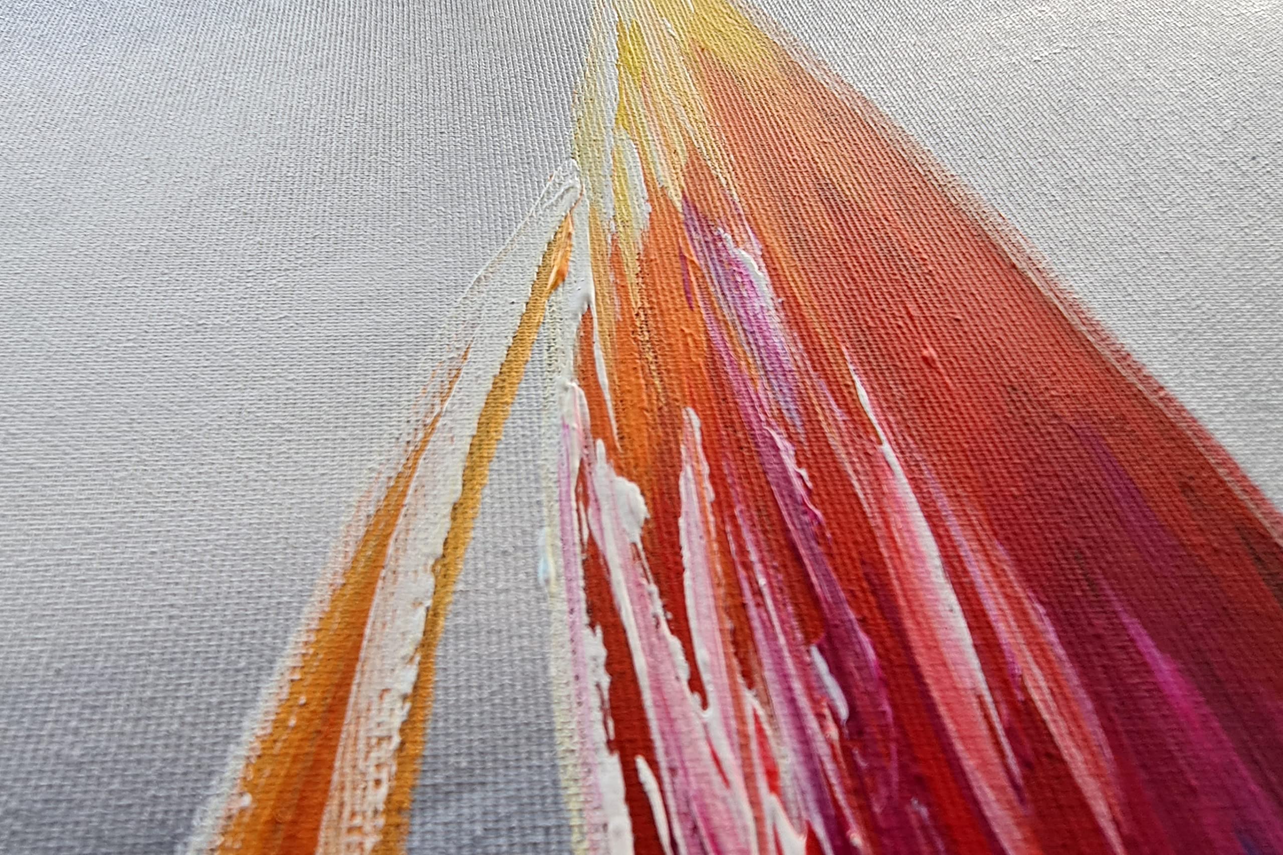 Monica Mirafiori I 120x60 cm I Tableau Peint à la Main I Modèles Tableau I Peintre Moderne I Tableaux Peintures I Toile sur Cadre en Bois