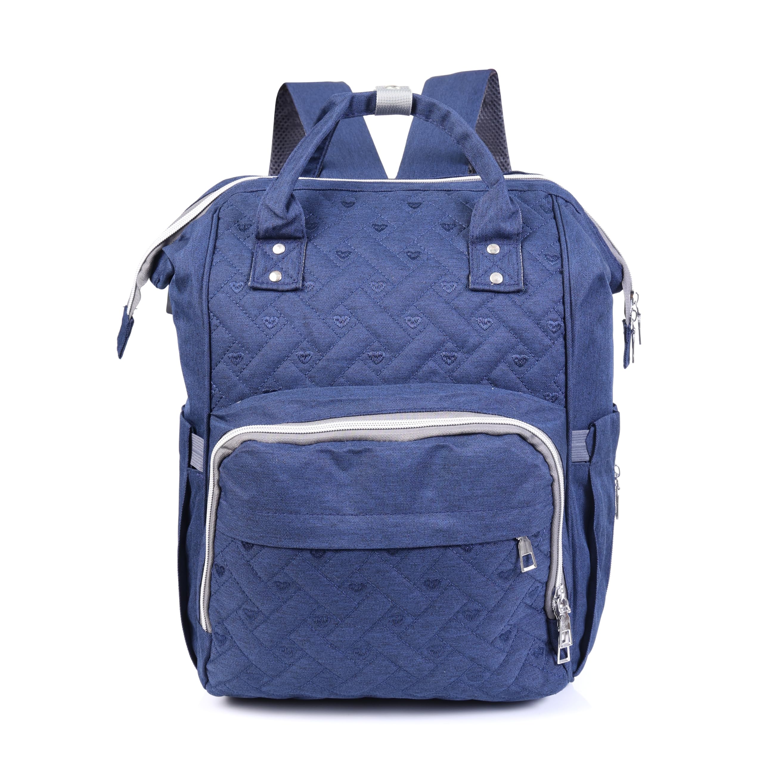 Maximus Solid Color Diaper Bag for Mothers, Travel Maternity Bag for Newborn Baby, Multiple Pocket Water-Resistant Hospital Bag for Moms-image-16