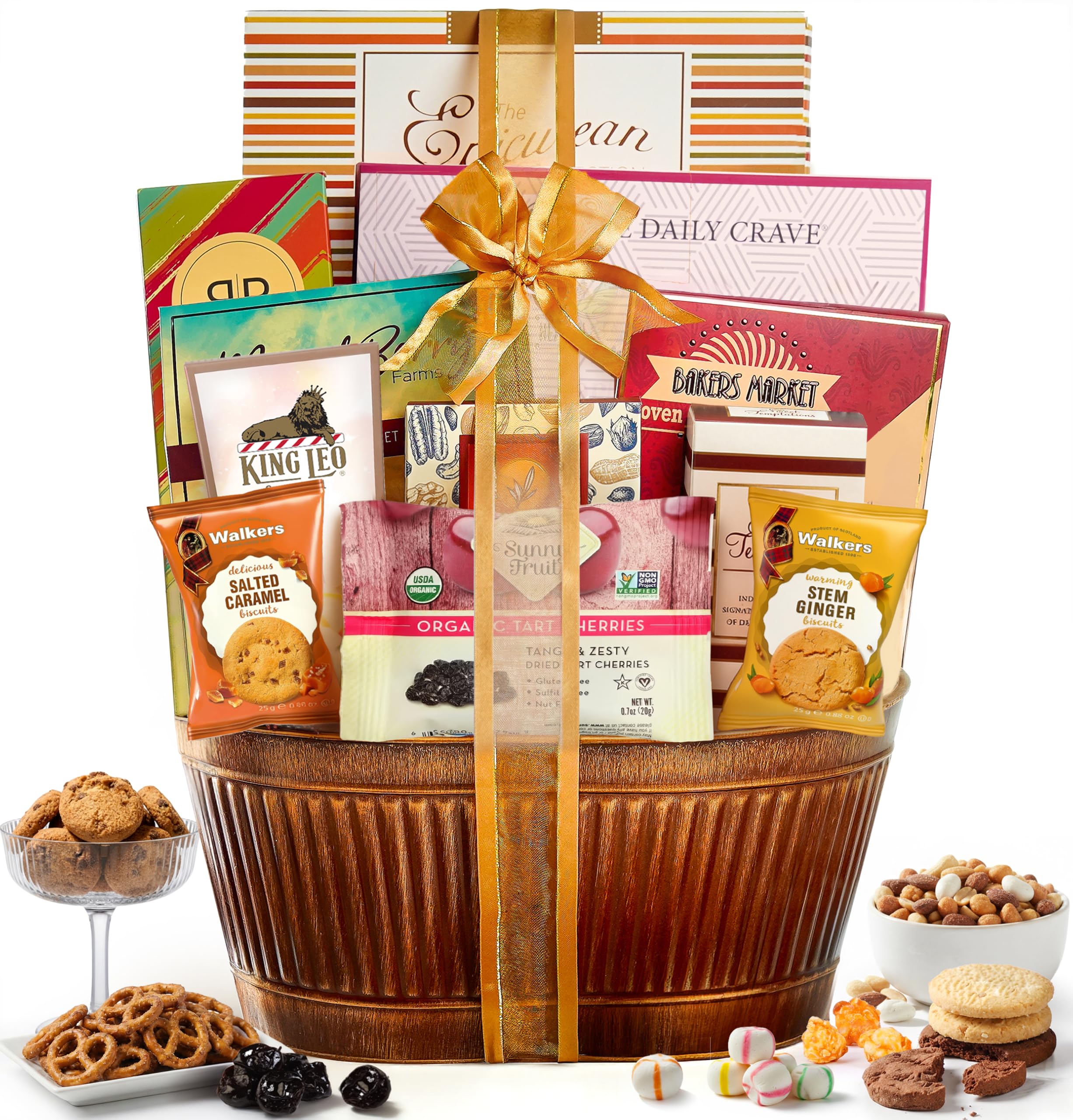 Broadway Basketeers Cesta de regalo de comida de chocolate para mujeres, hombres, familias, universidad, agradecimiento, día de San Valentín, corporativo, recuperarse pronto, paquete de cuidado