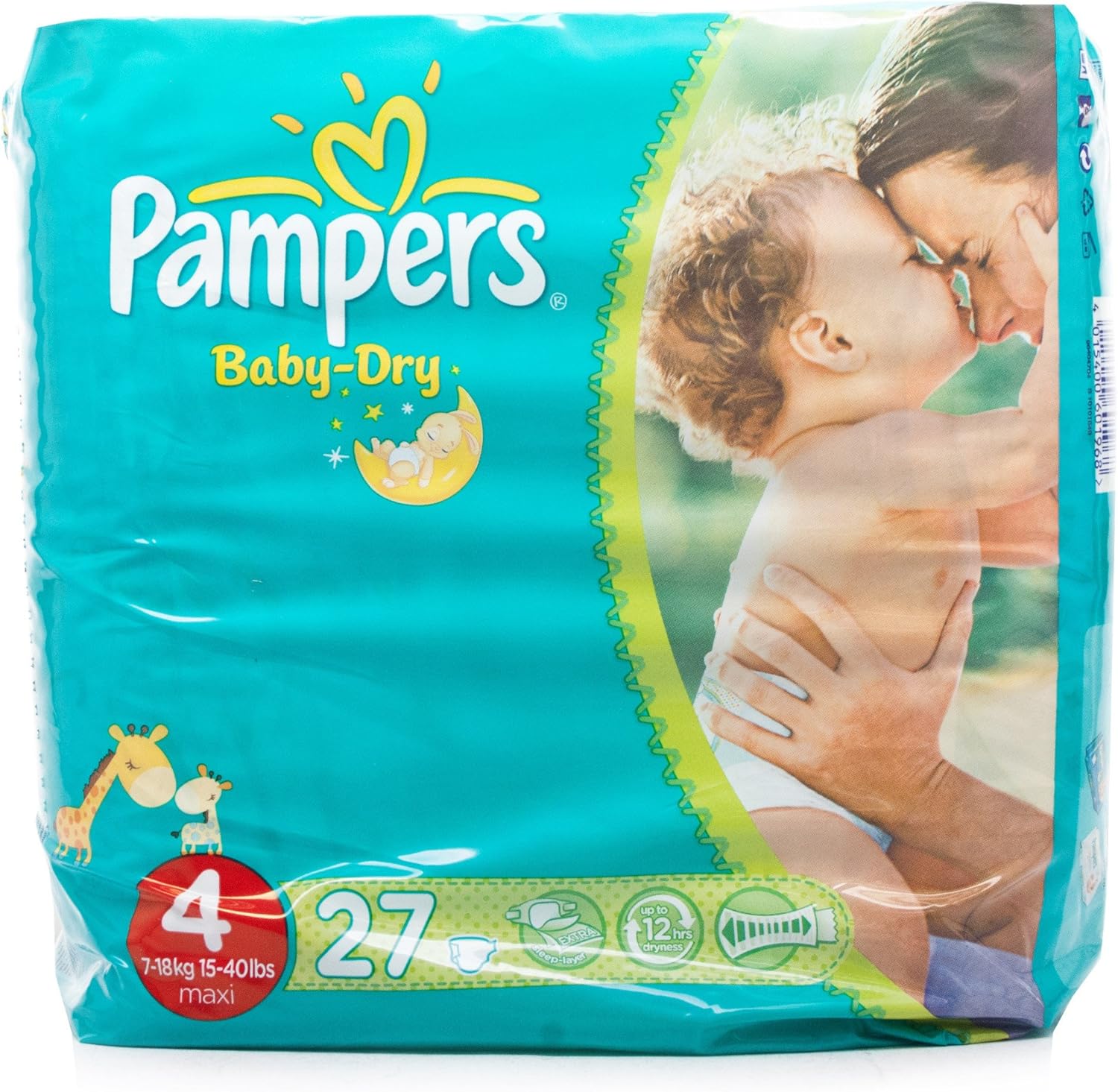 Pampers Baby-Dry Nappies Size 4 Pack 27 Nappies : Amazon.co.uk: Baby