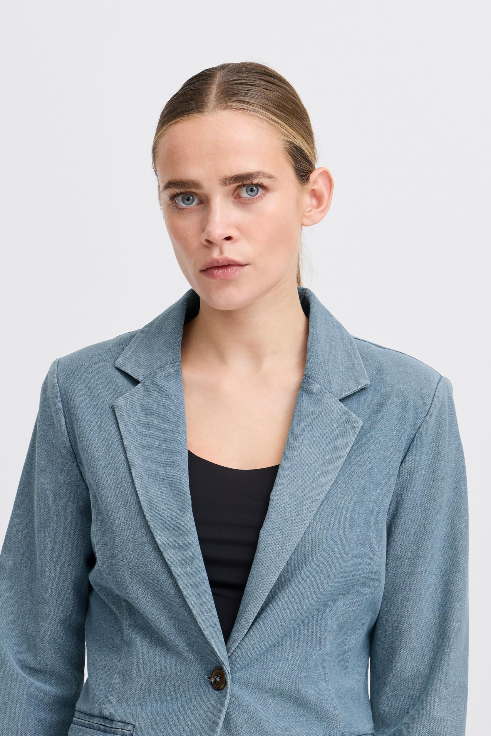 ICHI IHKATE Damen Blazer Longblazer/Kurzblazer Jacke Regular fit