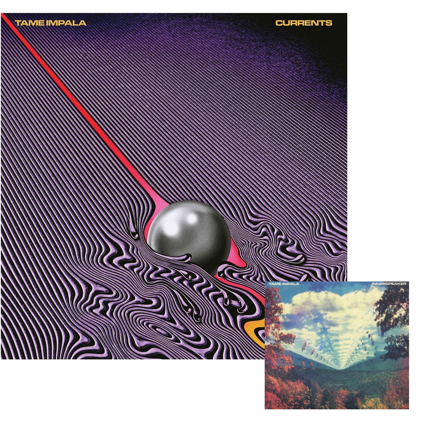 Currents and Innerspeaker - Tame Impala - 2 CD Album Bundling