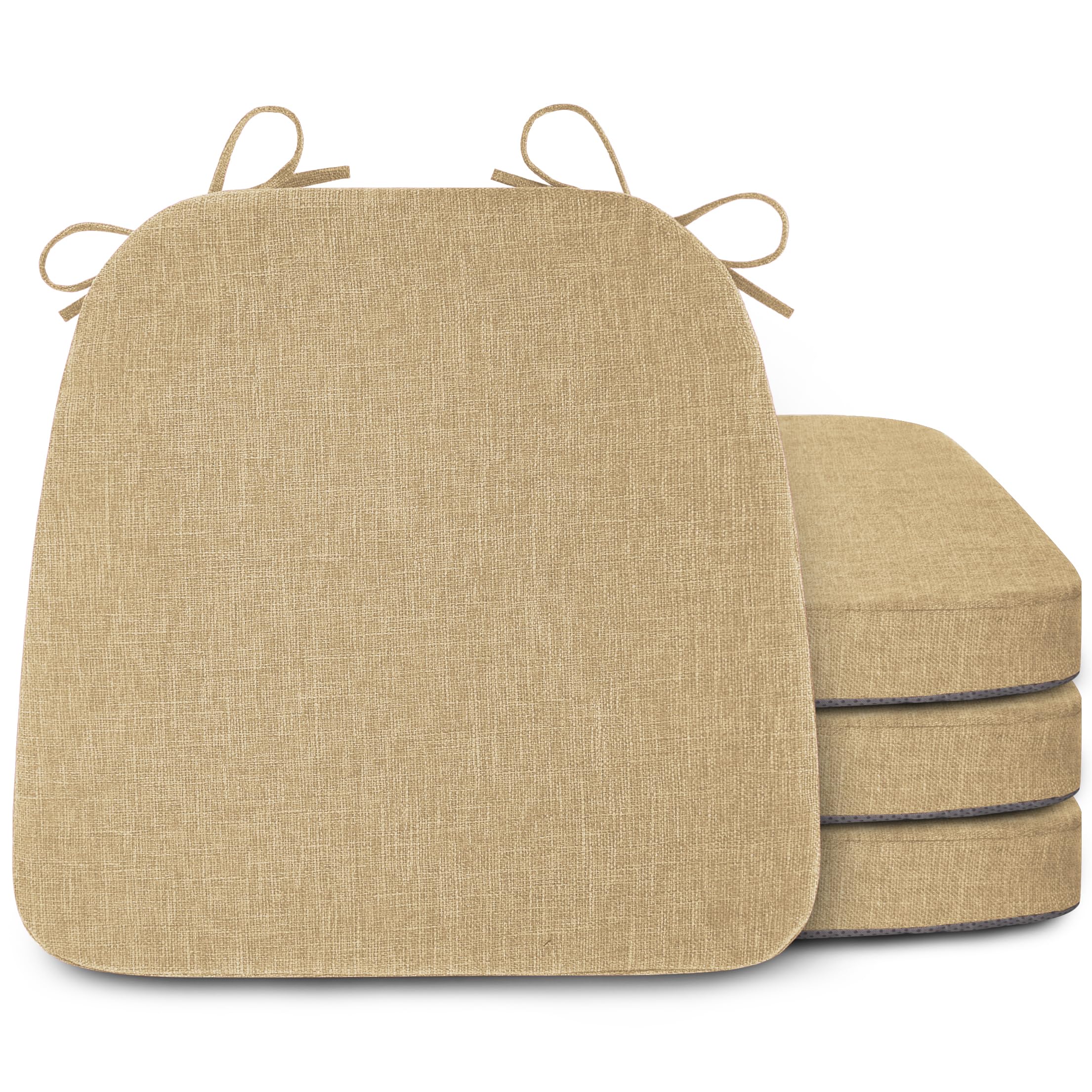 Coussin De Chaise Bureau En Velours FlyGulls 40.6x40.6x7.6 Cm - Avec Ceinture élastique, Deux Faces Colorées