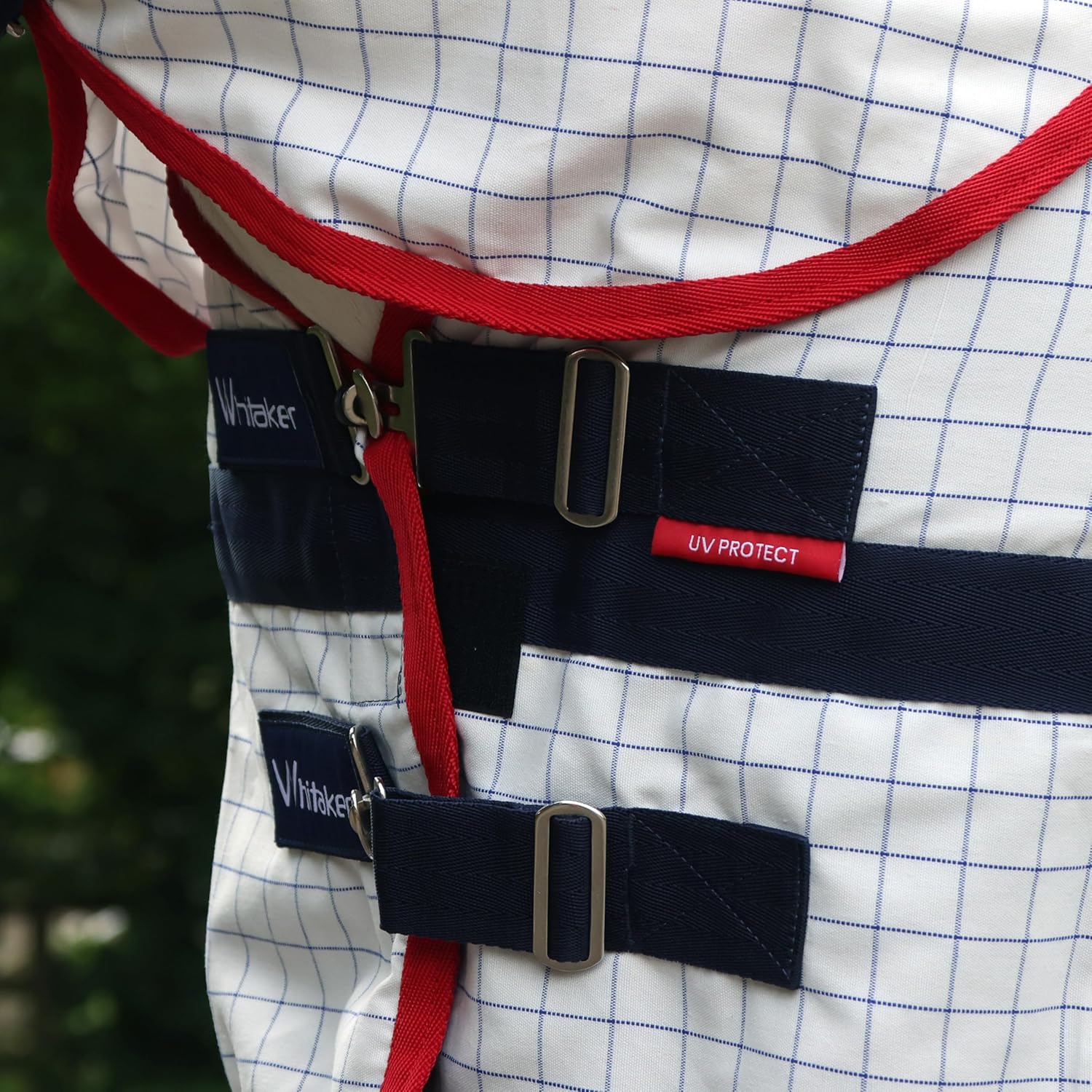 Whitaker Rastrick V2 Detachable Neck UV Horse Fly Rug (5´ 9) (White)