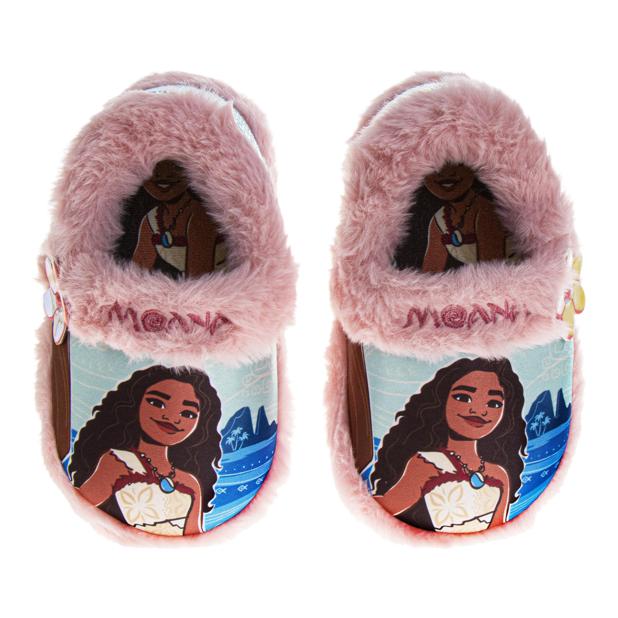 Disney Girls Moana Plush Slippers