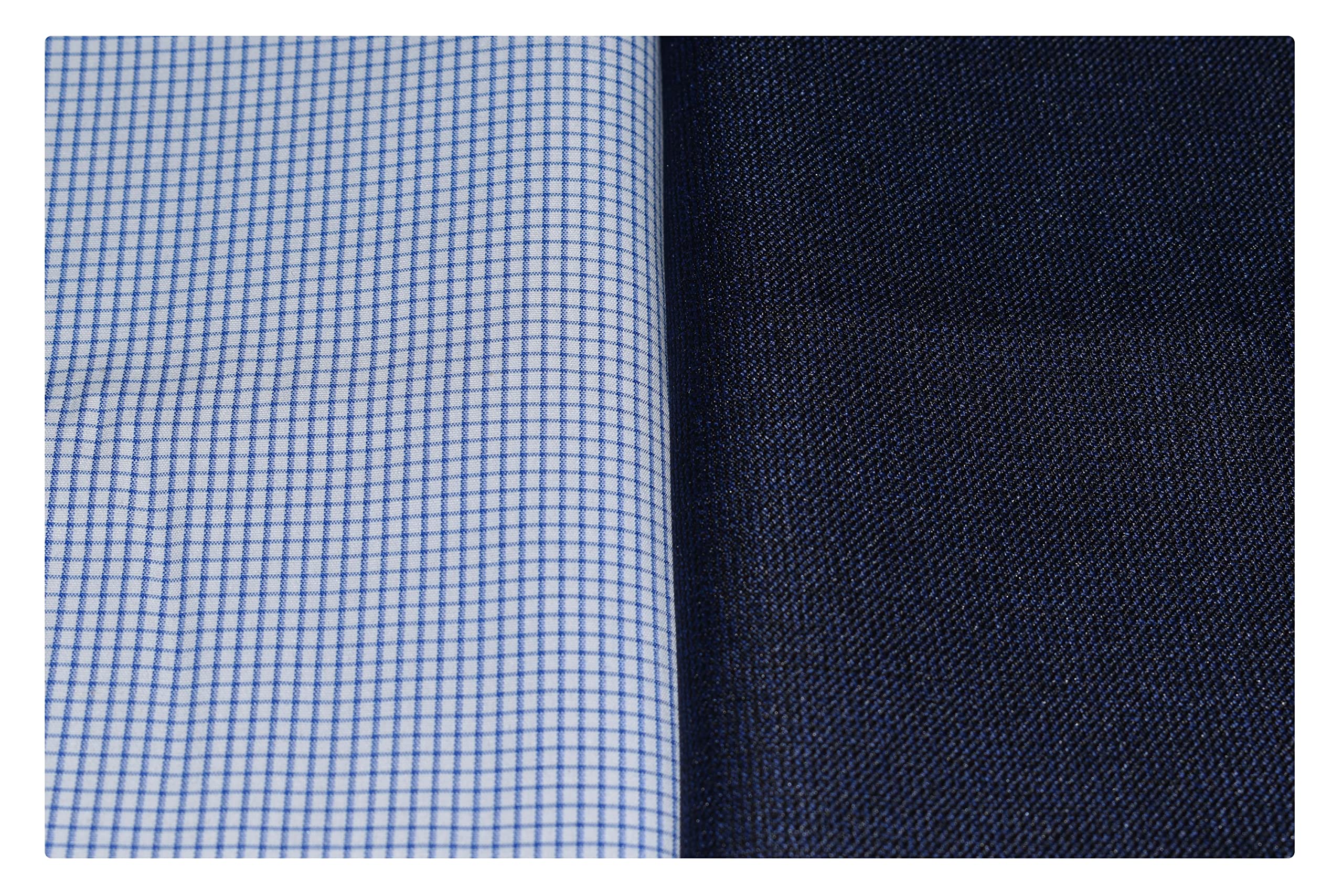 Men's Combo of Cotton Poly Blend Shirt & Poly Viscose Trouser Fabric Set - Gift Pack (GB103)-image-45