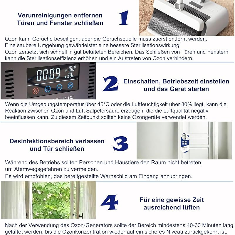 Charmline Ózongenerátor 40000 mg/h - Szagtalanító Készülék Távirányítóval, 500 m² Területre, Otthonba, Autóba, Fekete