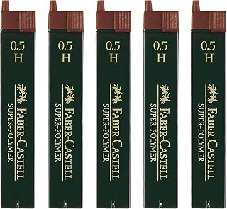 fabercastell Fabercastell Super Polymer Fine Leads 0 7hb 0.5 MM Brand: Faber-Castell | Writing instrument form: Roller Ball Pen | Colour: 0.5 H | Age range (description): All Ages | Material: Quantity 5 | Point type: Fine