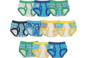 Boys 100% Combed Cotton Toddler Underwear Briefs in Sizes 18m, 2/3t, 4t, 4, 6, 8
