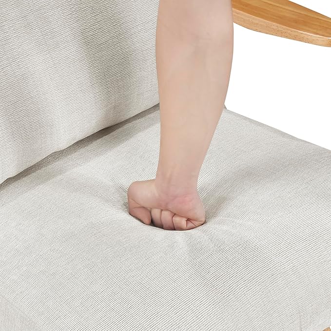 Sillón Acento Mid Century Beige miniatura 9