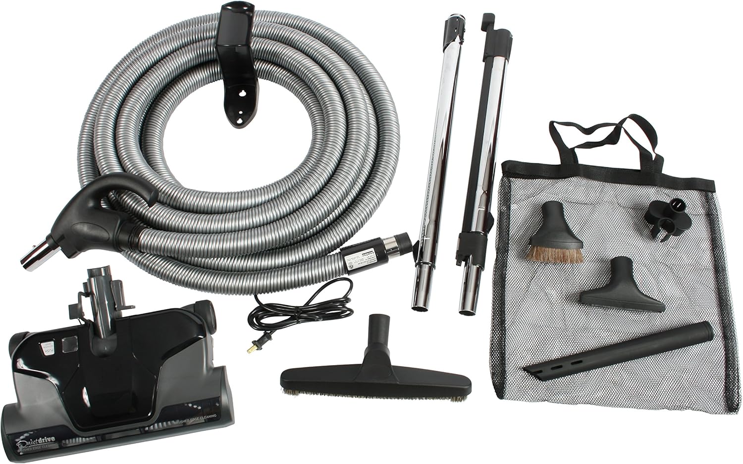 Cen-Tec Systems - 93411 Central Vacuum Electric Powerhead Kit, Pigtail Hose, Black : Everything Else
