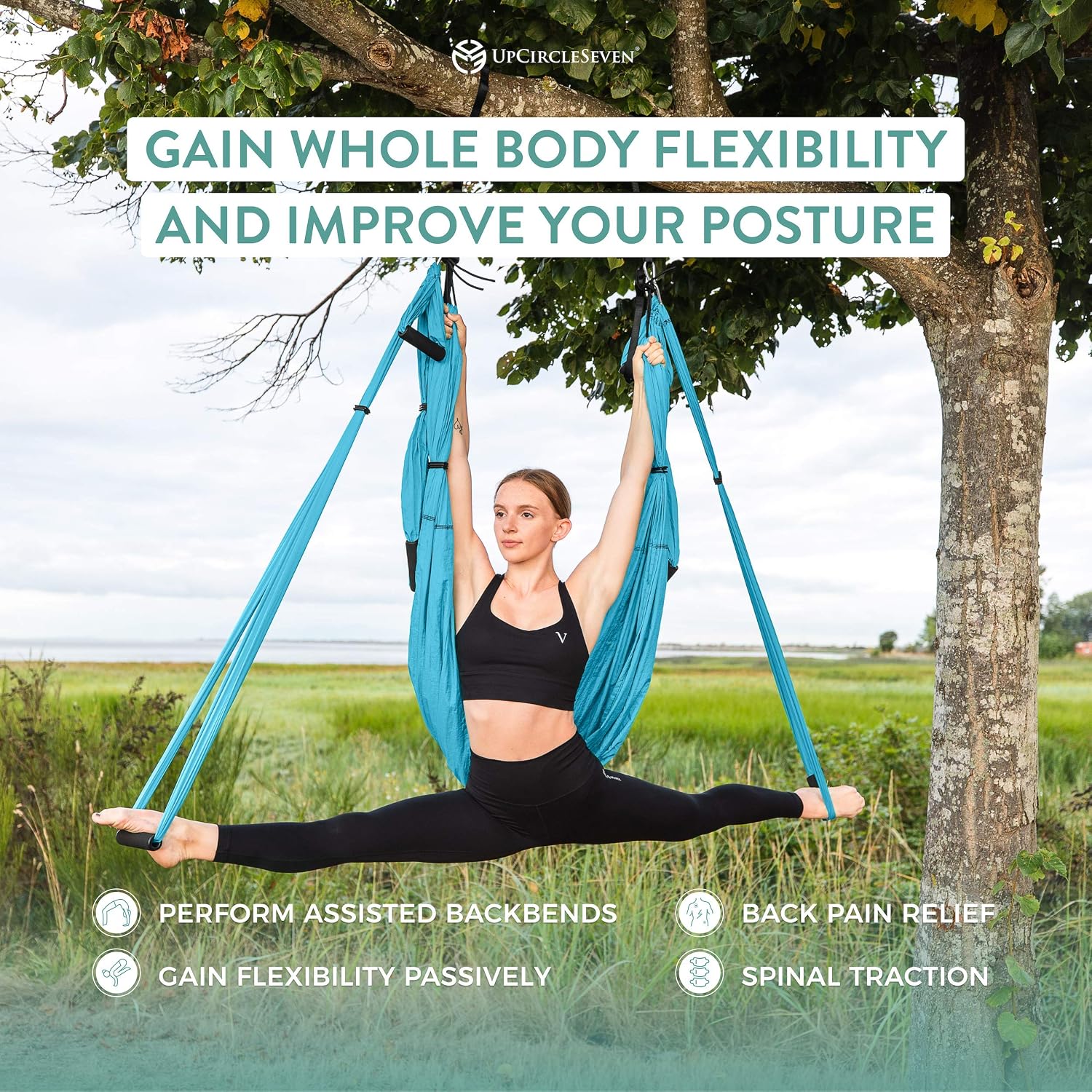 UpCircleSeven Aerial Yoga Swing Set Ceiling Mount Accessories