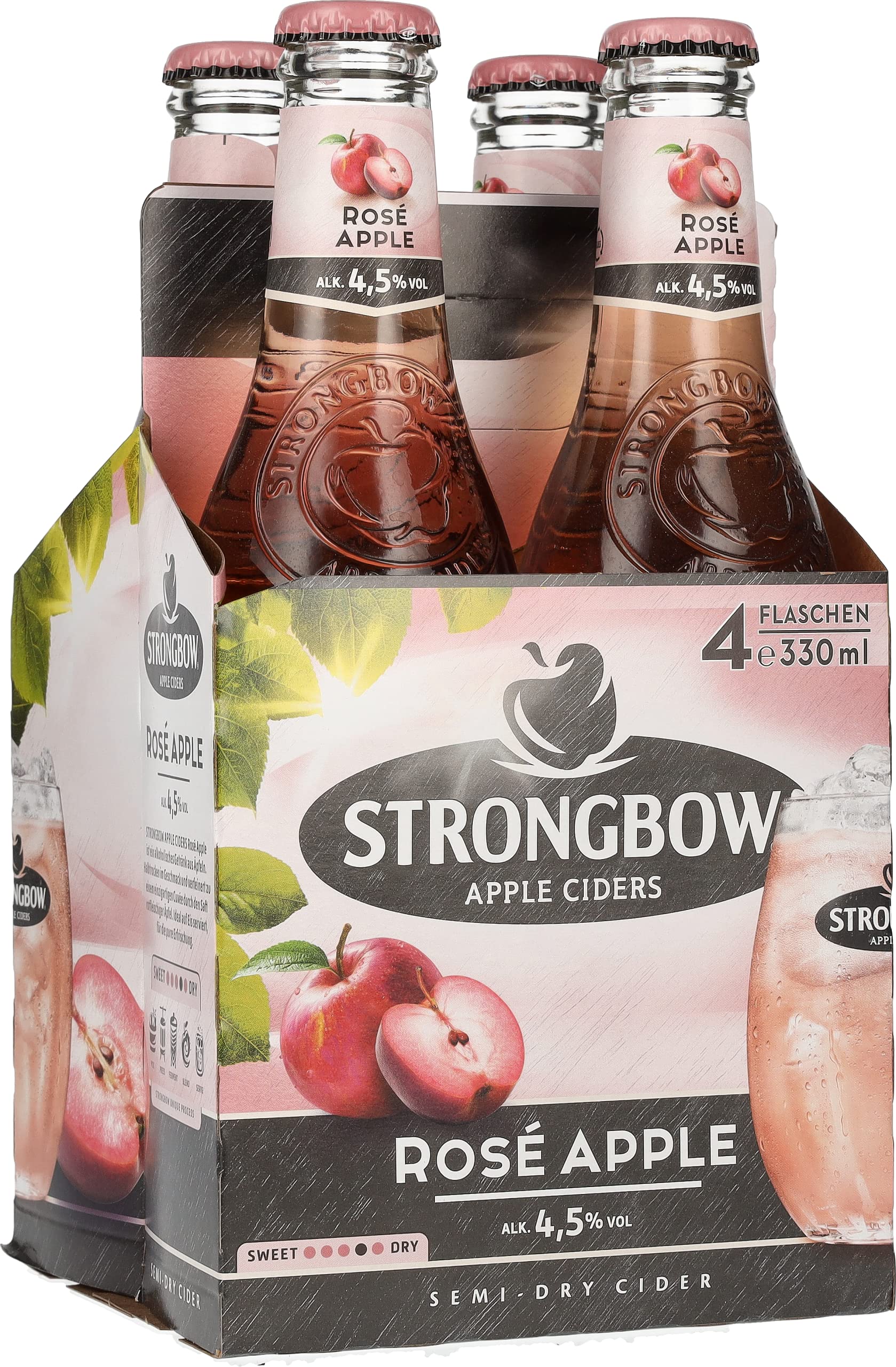 Strongbow Cider Rosé Apple 4,5% Vol. 6x4x0,33l